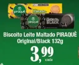 Supermercados Unidos Biscoito Leite Maltado Piraquê Original/Black oferta