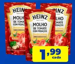 X Supermercados molho de tomate com pedaços tradicional oferta
