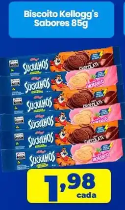 X Supermercados Biscoito Kellogg's Sabores oferta