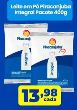X Supermercados Leite em Pó Piracanjuba Integral oferta