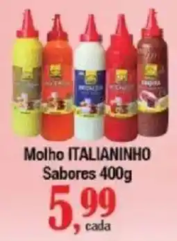 Supermercados Unidos Molho italianinho oferta