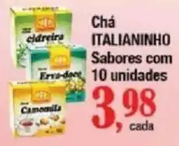 Supermercados Unidos Chá Italianinho oferta