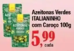 Supermercados Unidos Azeitonas verdes italianinho oferta