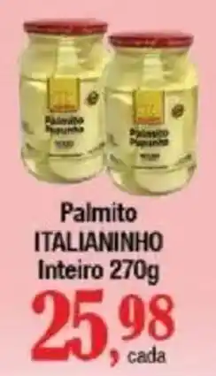 Supermercados Unidos Palmito italianinho inteiro oferta