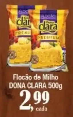 Supermercados Unidos Flocão de Milho Dona Clara oferta