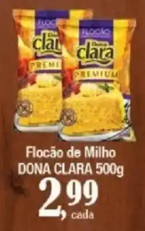 Supermercados Unidos Flocão de Milho Dona Clara oferta