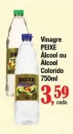 Supermercados Unidos Vinagre peixe álcool ou álcool colorido oferta