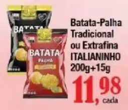 Supermercados Unidos Batata-palha tradicional ou extrafina italianinho oferta