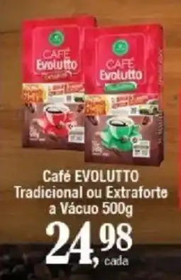 Supermercados Unidos Café Evolutto Tradicional ou Extraforte a Vácuo oferta