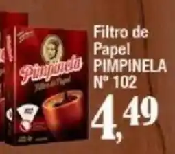 Supermercados Unidos Filtro de Papel Pimpinela N° 102 oferta