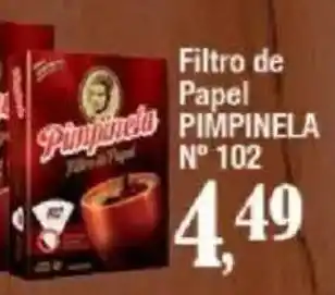 Supermercados Unidos Filtro de Papel Pimpinela N° 102 oferta