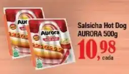 Supermercados Unidos Salsicha Hot Dog Aurora oferta