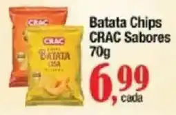 Supermercados Unidos Batata chips crac sabores oferta