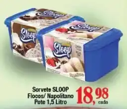 Supermercados Unidos Sorvete SLOOP oferta