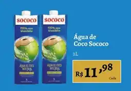 Novo Atacarejo Água de Coco Sococo oferta