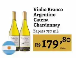 Novo Atacarejo Vinho Branco Argentino Catena Chardonnay oferta