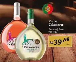 Novo Atacarejo Vinho Calamares oferta