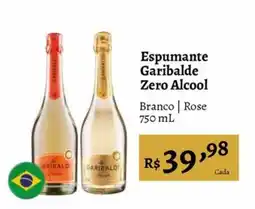 Novo Atacarejo Espumante Garibaldo Zero Alcool oferta