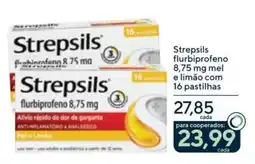 Drogaria Coop Strepsils flurbiprofeno 8,75 mg mel e limão oferta