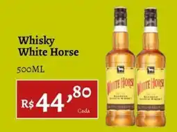 Novo Atacarejo Whisky white horse oferta