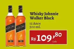Novo Atacarejo Whisky Johnnie Walker Black 12 Anos oferta