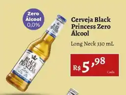 Novo Atacarejo Cerveja Black Princess Zero Álcool oferta
