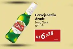 Novo Atacarejo Cerveja Stella Artois Long Neck oferta