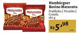 Novo Atacarejo Hambúrguer Bovino Maturatta oferta