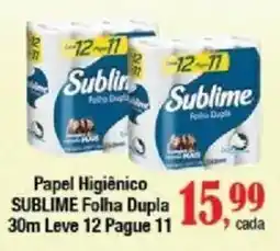 Supermercados Unidos Papel Higiênico Sublime Folha Dupla oferta