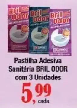 Supermercados Unidos Pastilha Adesiva Sanitária Bril Odor oferta