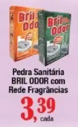 Supermercados Unidos Pedra Sanitária BRIL ODOR com Rede Fragrâncias oferta