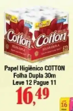 Supermercados Unidos Papel Higiênico Cotton oferta