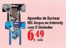 Supermercados Unidos Aparelho de Barbear BIC Acqua ou Intensity oferta