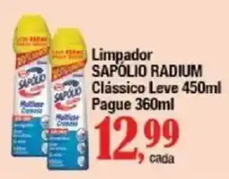 Supermercados Unidos Limpador sapólio radium clássico leve oferta