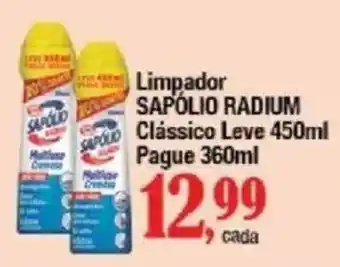 Supermercados Unidos Limpador sapólio radium clássico leve oferta