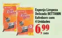 Supermercados Unidos Esponja Limpeza Delicada Bettanin oferta