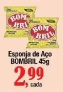 Supermercados Unidos Esponja de Aço Bombril oferta