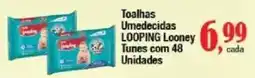 Supermercados Unidos Toalhas umedecidas looping looney tunes oferta