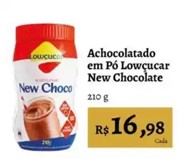 Novo Atacarejo Achocolatado em Pó Lowçucar New Chocolate oferta
