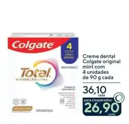 Drogaria Coop Creme dental colgate original mint oferta