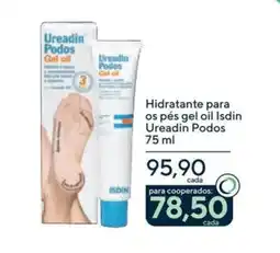 Drogaria Coop Hidratante para os pés gel oil isdin ureadin podos oferta