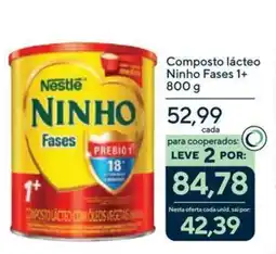 Drogaria Coop Composto lácteo Ninho Fases 1+ oferta