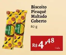 Novo Atacarejo Biscoito Piraquê Maltado Coberto oferta