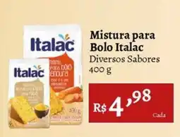 Novo Atacarejo Mistura para Bolo Italac Diversos Sabores oferta