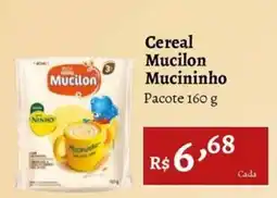 Novo Atacarejo Cereal Mucilon Mucininho oferta