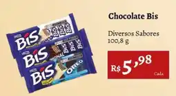 Novo Atacarejo Chocolate Bis oferta