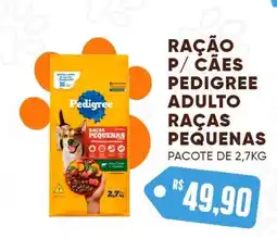 Villefort Atacadista Ração p/ cães pedigree adulto raças pequenas oferta