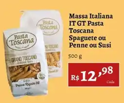 Novo Atacarejo Massa italiana pasta toscana oferta