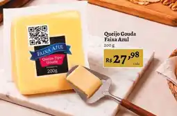 Novo Atacarejo Queijo gouda faixa azul oferta