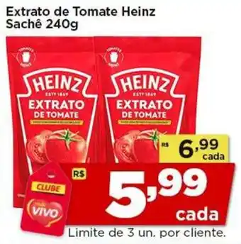 Extrato de tomate heinz